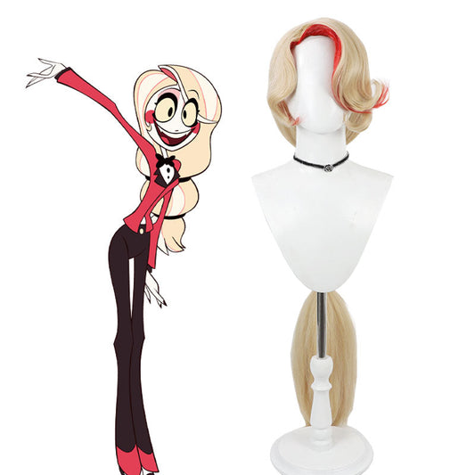 Anime Hazbin Hotel Charlie Momningstar Cosplay Wig