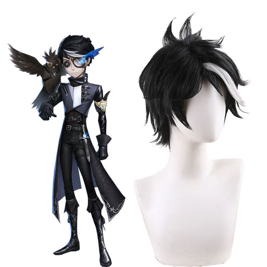 Game Identity V Noir Cosplay Wig