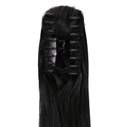 Anime Love Live! SuperStar!! Liella Hazuki Ren Long Straight Black High ponytail Cosplay Wigs