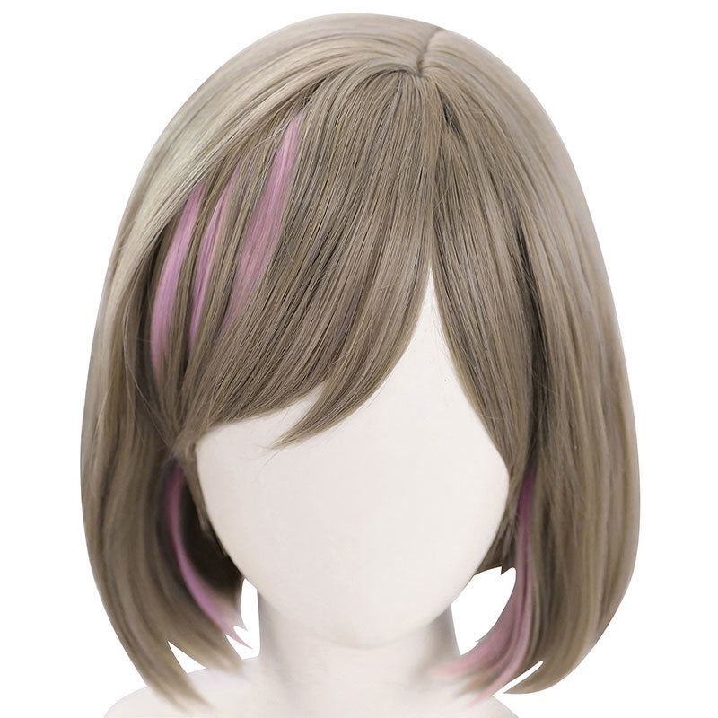 Anime  Love Live! SuperStar!!  Liella Keke Tang Mixed Color Mid-length Straight Cosplay Wigs