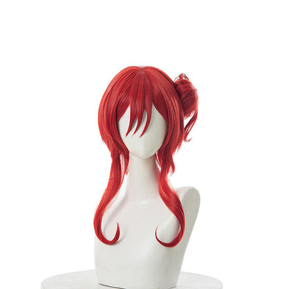 Anime Love Live! SuperStar!! Yoneme Mei Red Cosplay Wigs