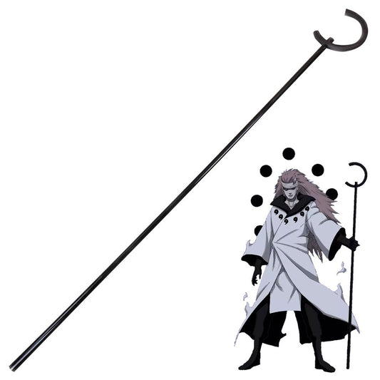 Madara Uchiha The Ten Tails Jinchuuriki from Naruto Halloween Staves Cosplay Weapon Prop