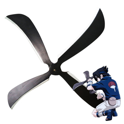 Sasuke Uchiha from Naruto Halloween Fūma Shuriken Cosplay Weapon Prop