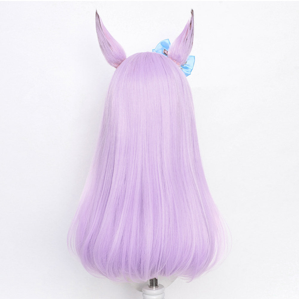 Anime Mejiro McQueen Purple Wig Cosplay Accessories Halloween Carnival Props