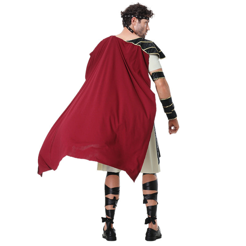 Medieval Ancient Greek Roman Warrior Cosplay Samurai Gladiator Performance Costume