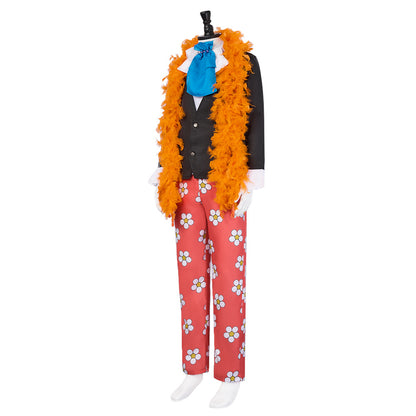 Anime One Piece Brook Cos Costume Halloween Party Cosplay Cloth