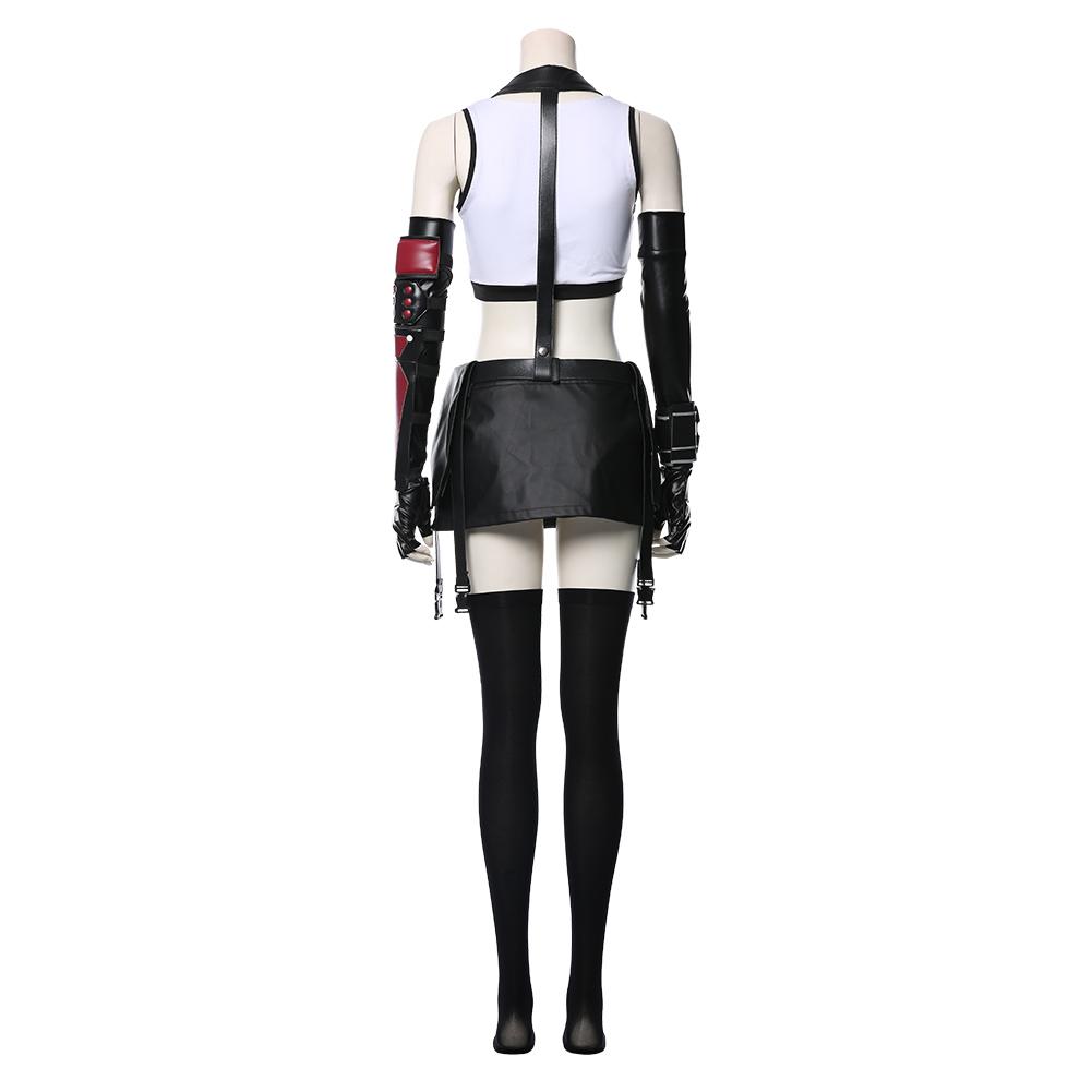 Game Final Fantasy VII Remake Tifa Lockhart Cosplay Costume Halloween Carnival Suit