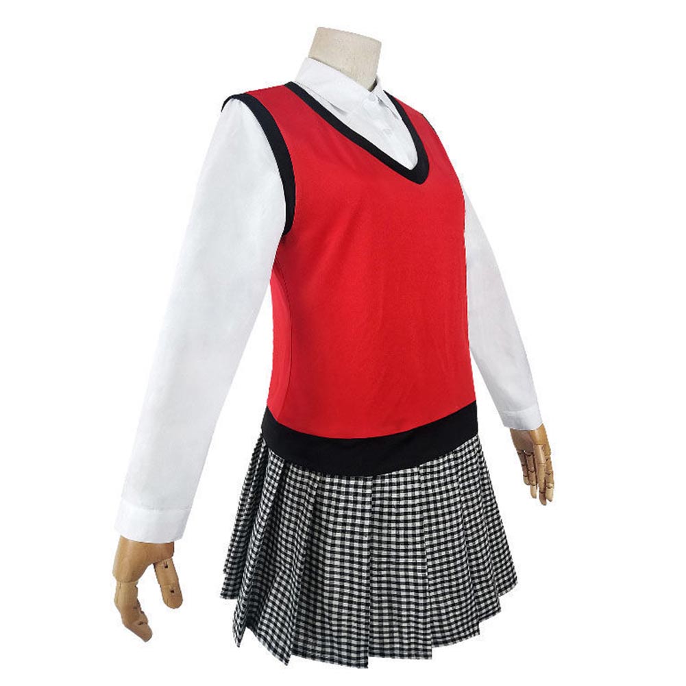 Anime Kakegurui Women School Uniform Outfit Midari Ikishima Halloween Carnival Suit Cosplay Costume