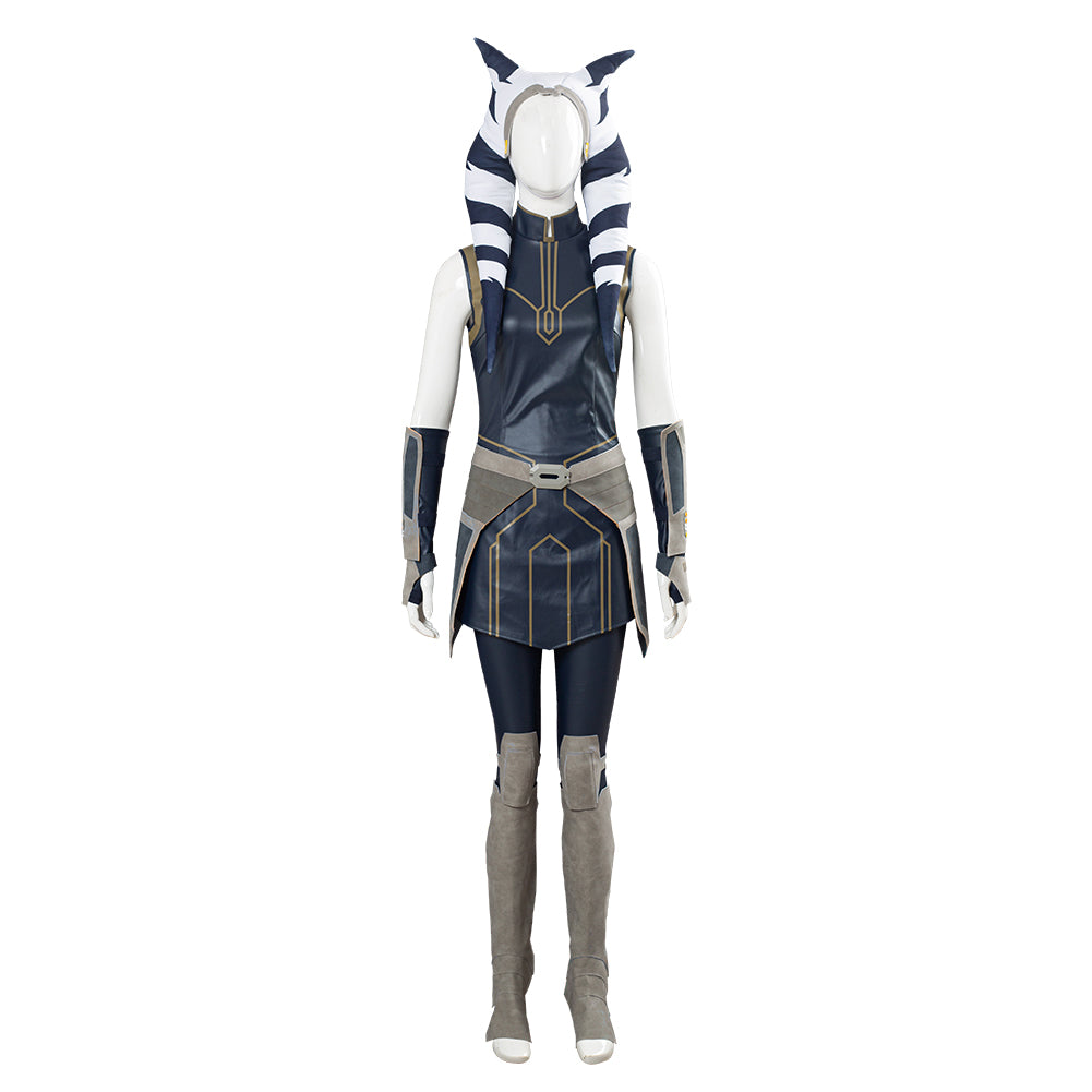 TV Ahsoka 2023 Ahsoka Tano Clone Wars Outfit Cosplay Kostüm Halloween Karneval Kostüm