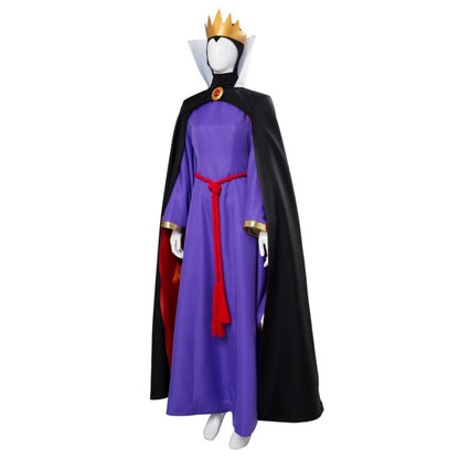 Movie The Snow White Evil Queen Cosplay Costume Halloween Carnival Suit