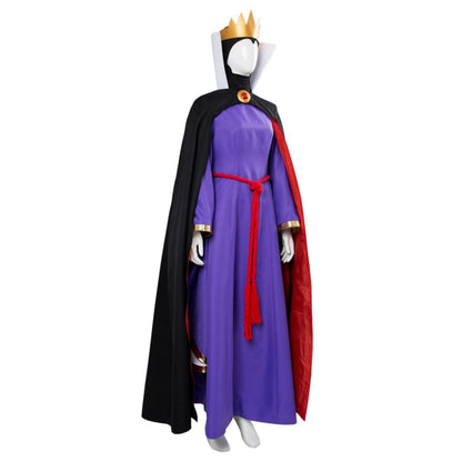 Movie The Snow White Evil Queen Cosplay Costume Halloween Carnival Suit