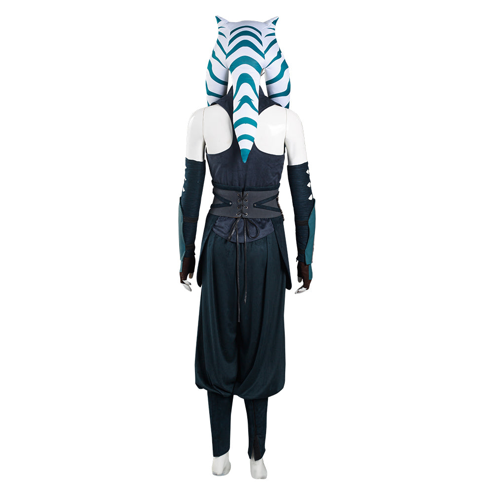 TV Series The Mandalorian S2 Top Pants Outfit Ahsoka Tano Halloween Carnival Suit The Book Of Boba Fett Cosplay Costume