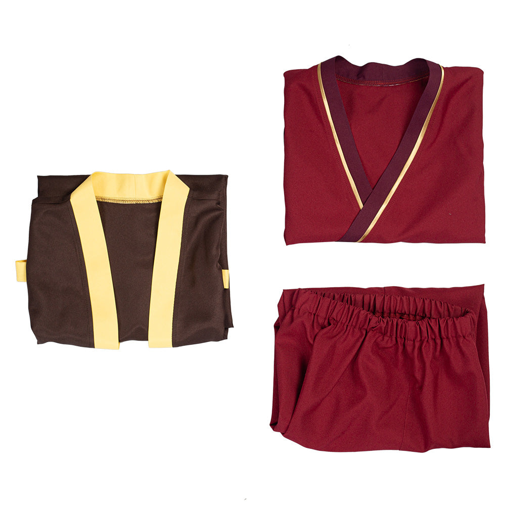 Anime Avatar: The Last Airbender Pants Vest Outfit Zuko Halloween Carnival Suit Cosplay Costume