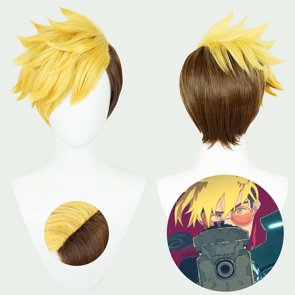 Anime Trigun Stampede Stampede Cosplay Wig Heat Resistant Synthetic Hair