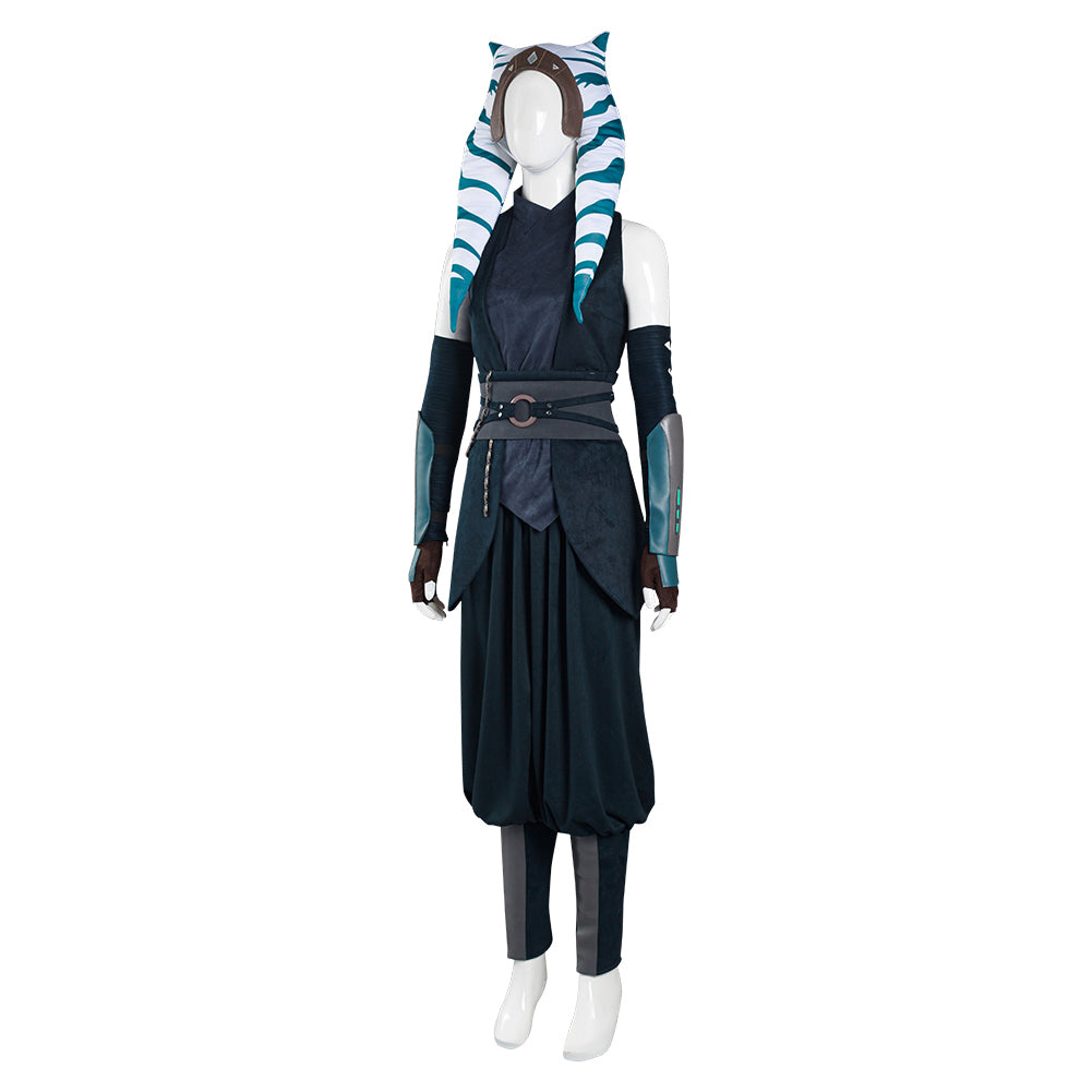 TV Series The Mandalorian S2 Top Pants Outfit Ahsoka Tano Halloween Carnival Suit The Book Of Boba Fett Cosplay Costume