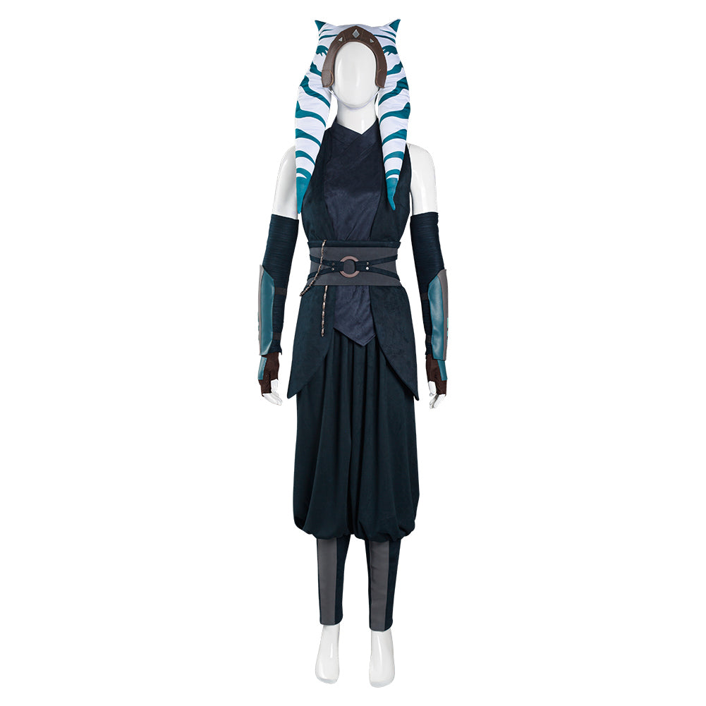 TV Series The Mandalorian S2 Top Pants Outfit Ahsoka Tano Halloween Carnival Suit The Book Of Boba Fett Cosplay Costume