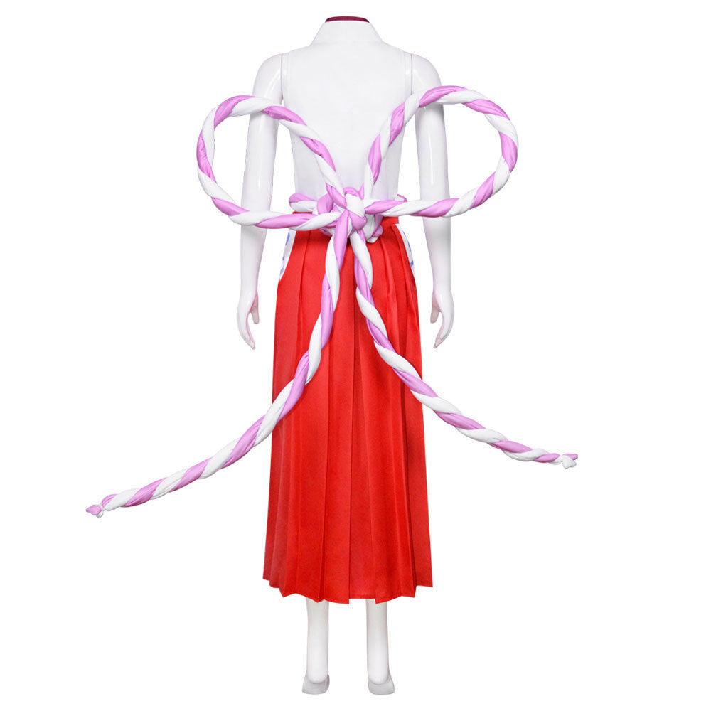 Anime One Piece Yamato Cosplay Costume Halloween Party Performance Wear