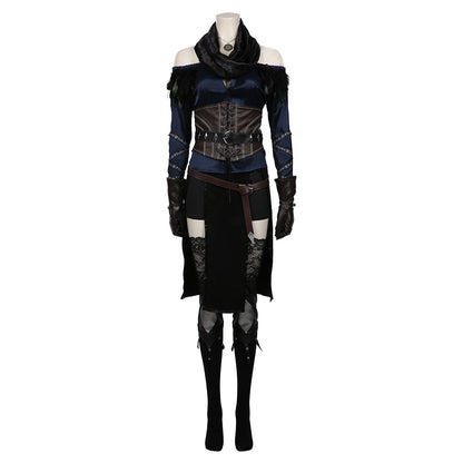 TV Series The Witcher 3: Wild Hunt Top Skirt Outfit Yennefer Halloween Carnival Suit Cosplay Costume