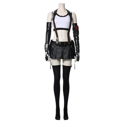 Game Final Fantasy VII Remake Tifa Lockhart Cosplay Costume Halloween Carnival Suit