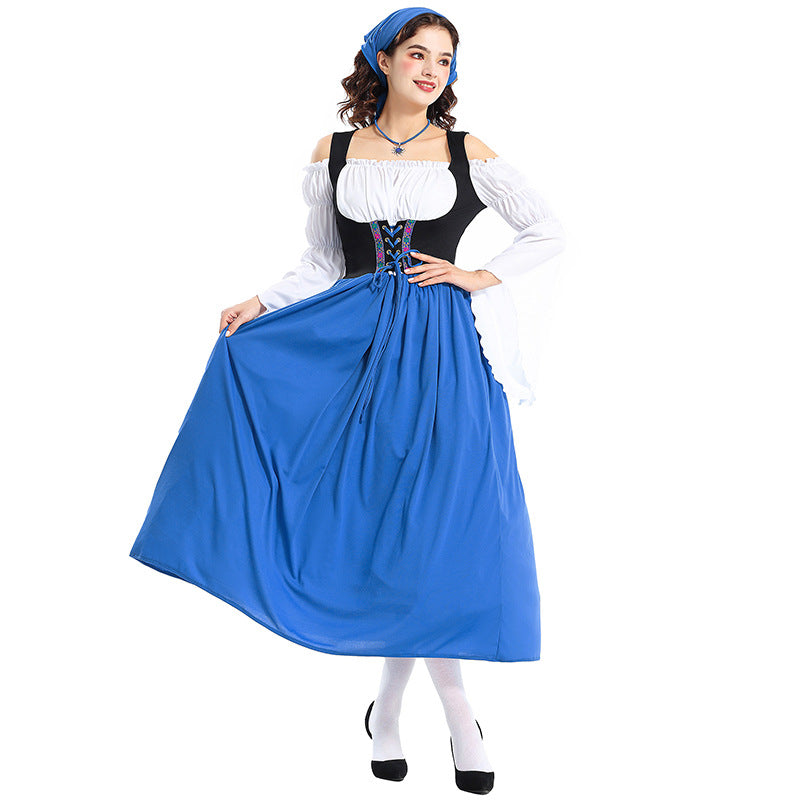 Medieval Farm Maid Munich Beer Festival Dress