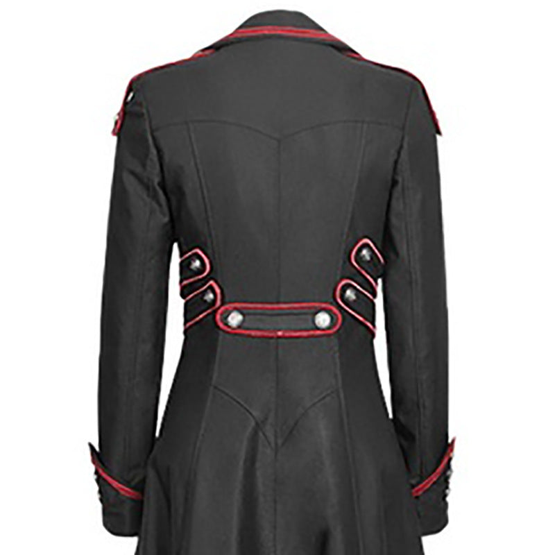 Medieval Gothic Vintage Women's Coat Swallowtail