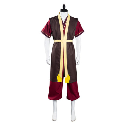 Anime Avatar: The Last Airbender Pants Vest Outfit Zuko Halloween Carnival Suit Cosplay Costume