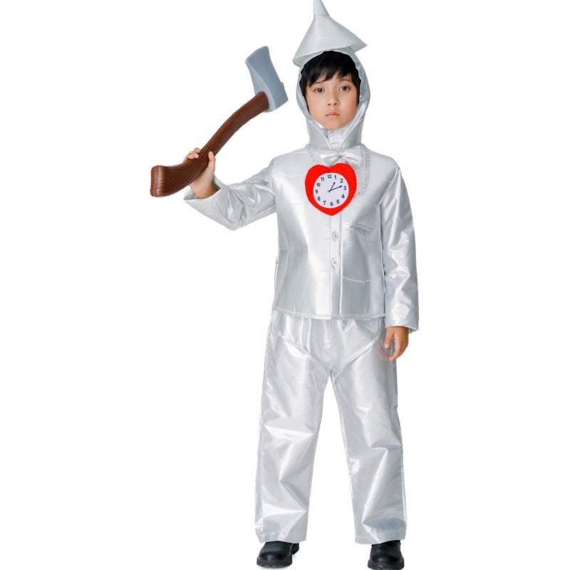 Halloween Cosplay Costume Tin Man Costume Iron Man Costume Wizard of Oz Performance Stage Wear