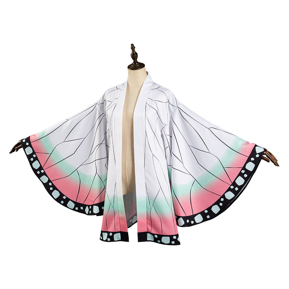 Anime Kimetsu No Yaiba Kochou Shinobu Kimono Coat Cosplay Costume