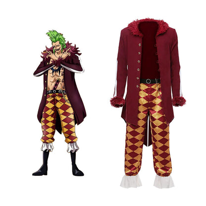 Anime One Piece Bartolomeo Cosplay Costume