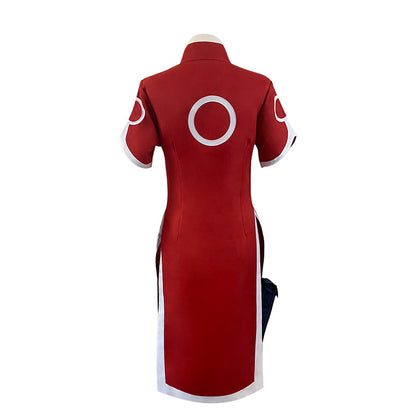 Anime Naruto Sakura Haruno Cheongsam Cosplay Suit