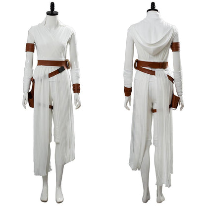 Movie Star Wars The Rise of Skywalker Rey Cosplay Costume Halloween Carnival Suit