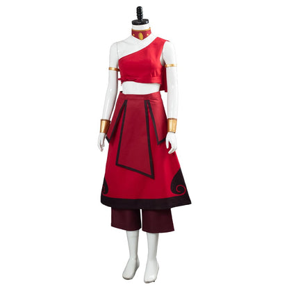 Anime Avatar: The Last Airbender Katara Women Dress Outfit Halloween Carnival Costume Cosplay Costume