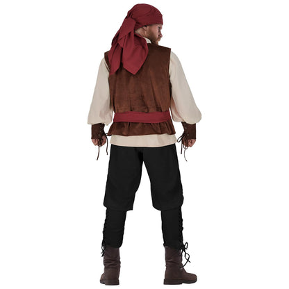 Medieval Renaissance Pirates Of The Caribbean Vest Halloween Pirate Costume