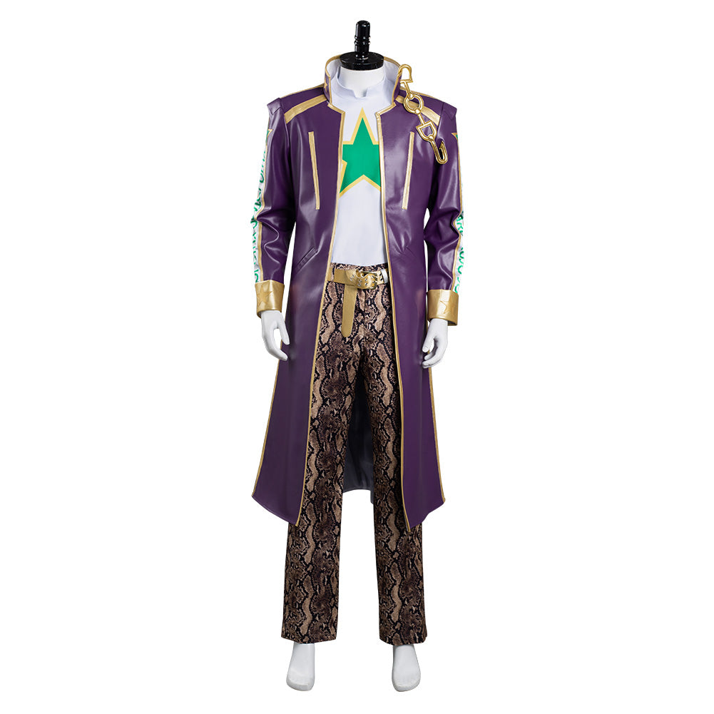 Anime Kujo Jotaro Cosplay Costume Outfits Halloween Carnival Suit