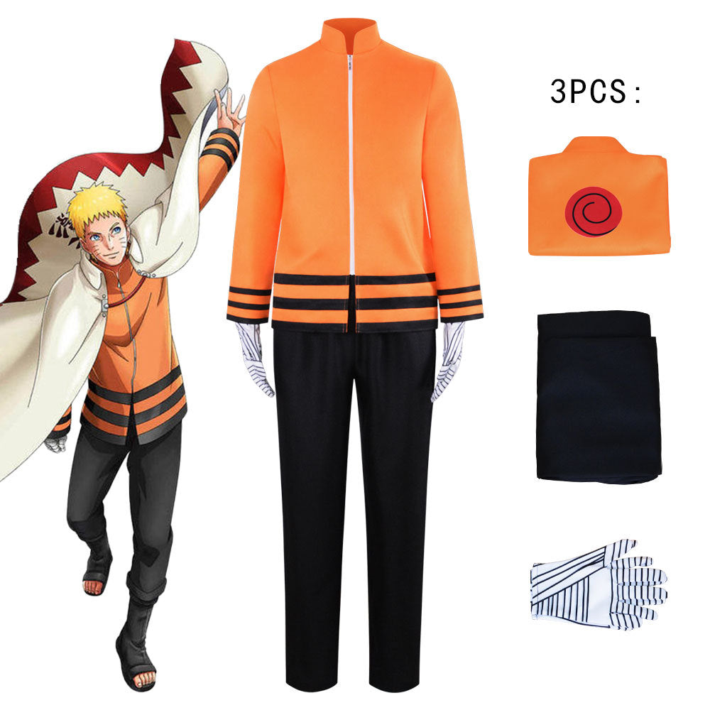 Anime Naruto Uzumaki Naruto Cosplay Suit for Halloween Party