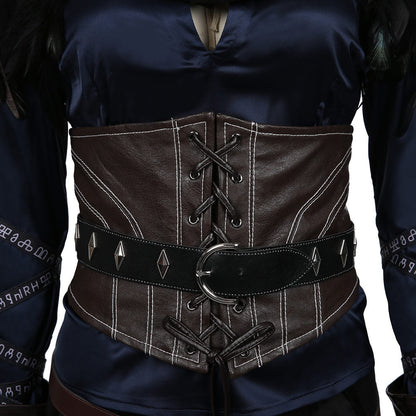 TV Series The Witcher 3: Wild Hunt Top Skirt Outfit Yennefer Halloween Carnival Suit Cosplay Costume