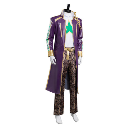 Anime Kujo Jotaro Cosplay Costume Outfits Halloween Carnival Suit