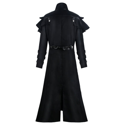 Medieval Renaissance Plus Size Punk Coat Vintage Long Slit Coat