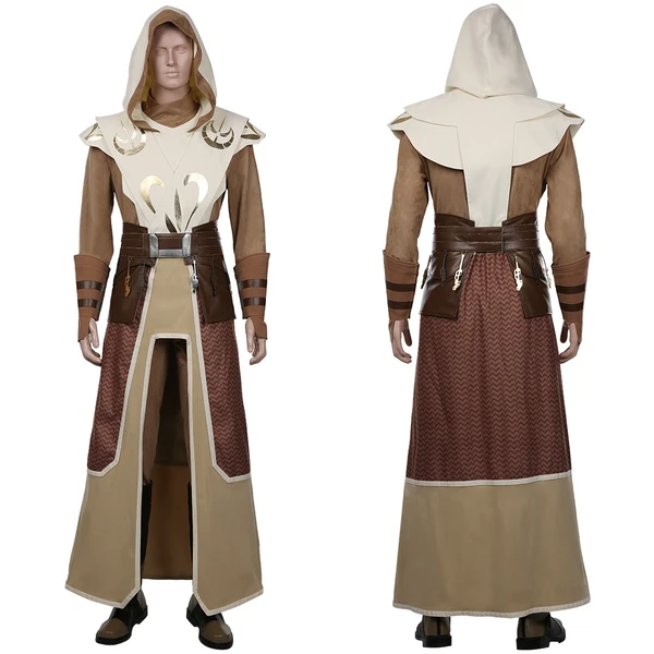 Movie The Clone Wars Coat Uniform Outfit Jedi Temple Guard Halloween Carnival Suit Cosplay Costume