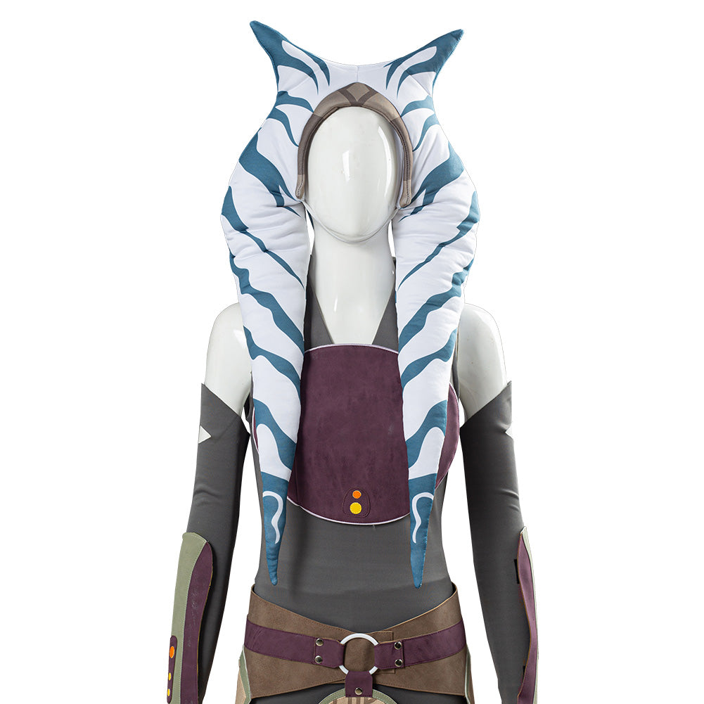 TV Series Ahsoka 2023 Ahsoka Tano Women Dress Outfit Halloween Carnival Costume Cosplay Costume