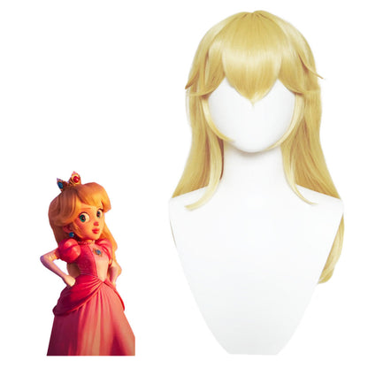 Movie The Super Mario Bros. Movie-Peach Cosplay Wig