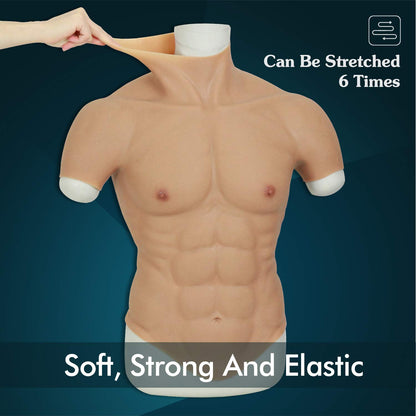 Realistic Silicone Muscle Body Suit  – Small Size