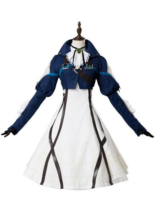 Vaioretto Evagaden Violet Evergarden Violet Dress Cosplay Costume Halloween Carnival Suit